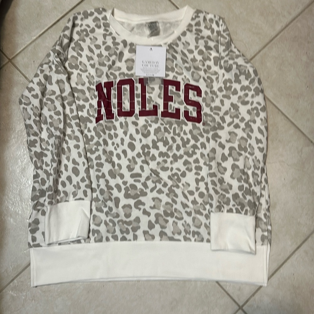 Ladies SOHO Gameday Couture Florida State Seminoles Long Sleeve Sweater Med